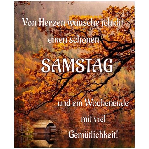 guten morgen samstag herbst